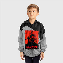 Ветровка с капюшоном детская FARCRY, цвет: 3D-черный — фото 2