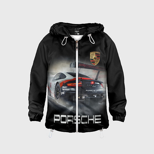 Детская ветровка PORSHE / 3D-Белый – фото 1