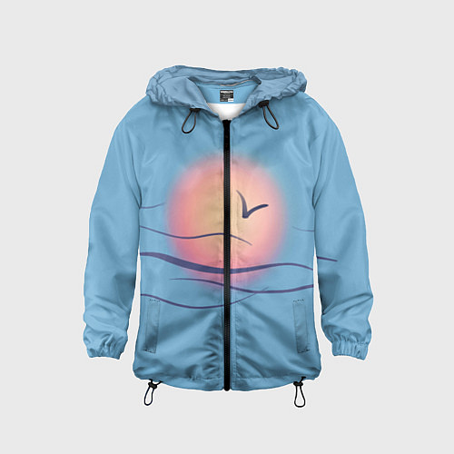 Детская ветровка Солнечный шар / 3D-Черный – фото 1