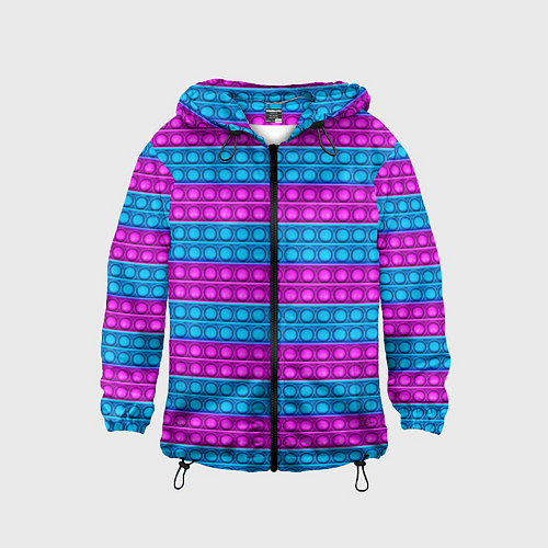 Детская ветровка АНТИСТРЕСС POP it ПОП-ИТ / 3D-Черный – фото 1