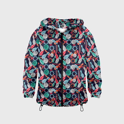 Детская ветровка Боулинг / 3D-Черный – фото 1