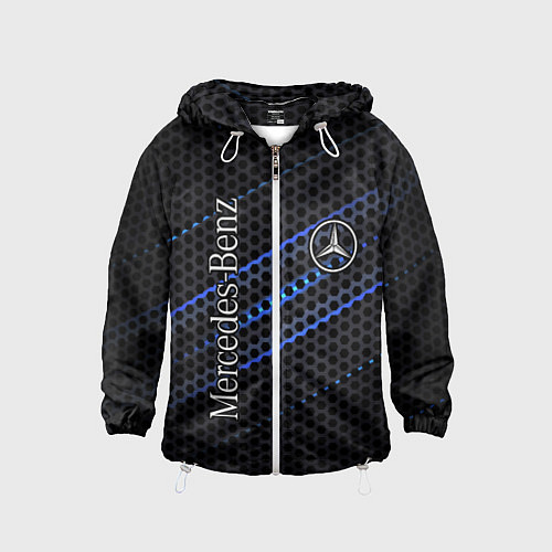 Детская ветровка MERCEDES LOGO NEON / 3D-Белый – фото 1