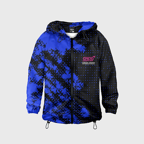 Детская ветровка SUBARU STI СУБАРИСТ / 3D-Черный – фото 1