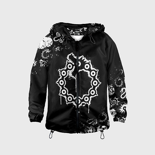 Детская ветровка 7 СМЕРТНЫХ ГРЕХОВ МЕЛОДИАС СИМВОЛ ДРАКОН / 3D-Черный – фото 1
