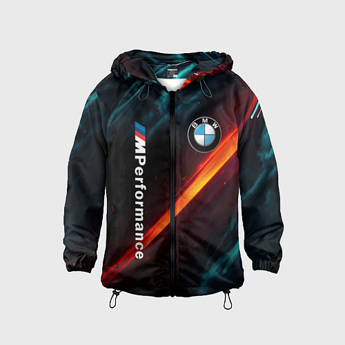 Детская ветровка BMW M PERFORMANCE NEON БМВ М НЕОН / 3D-Черный – фото 1