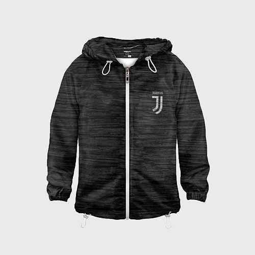 Детская ветровка Juventus Asphalt theme / 3D-Белый – фото 1