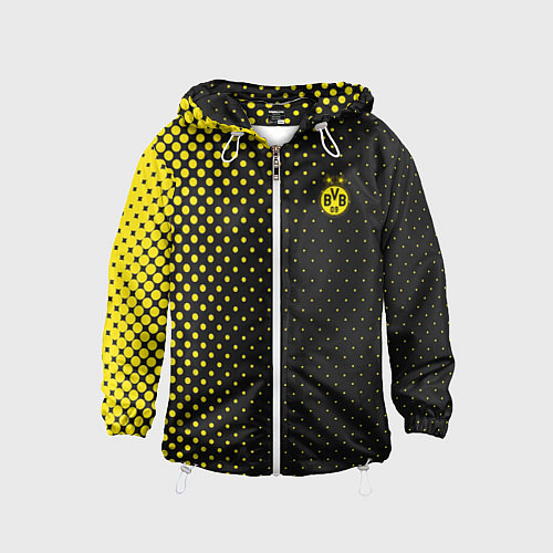 Детская ветровка Borussia gradient theme / 3D-Белый – фото 1