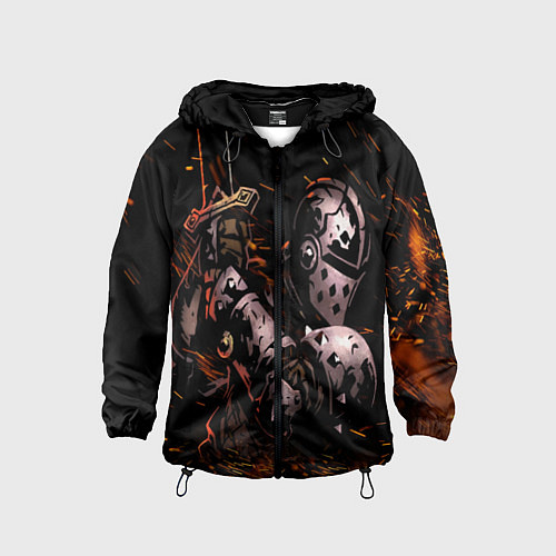 Детская ветровка Darkest Dungeon Fish and Bones / 3D-Черный – фото 1