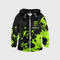 Детская ветровка Monster Energy green