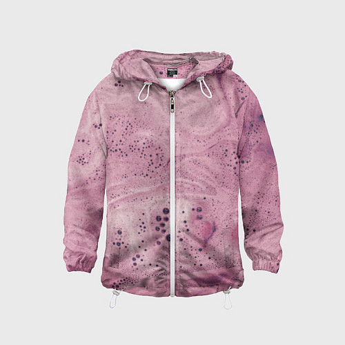 Детская ветровка Нежная розовая пенка / 3D-Белый – фото 1