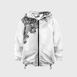 Детская ветровка Черно Белые КруЖева