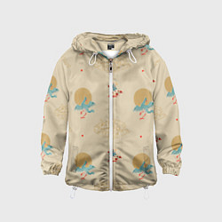 Детская ветровка Китайский орнамент Феникс