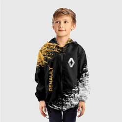 Ветровка с капюшоном детская Renault Auto, цвет: 3D-черный — фото 2