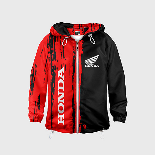 Детская ветровка Honda марка авто / 3D-Белый – фото 1