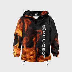 Детская ветровка Peugeot пламя огня