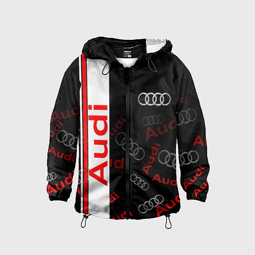 Детская ветровка Ауди audi sport / 3D-Черный – фото 1