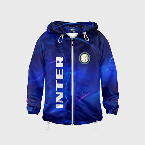 Детская ветровка Inter abstraction / 3D-Белый – фото 1