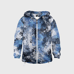 Детская ветровка Спортивный камуфляж Пикси - Черника