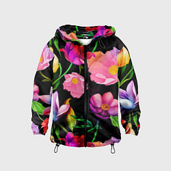 Детская ветровка Цветочный узор Floral pattern