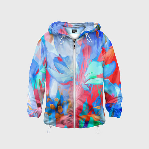 Детская ветровка Fashion floral pattern / 3D-Белый – фото 1