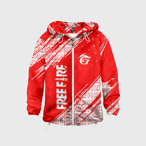 Детская ветровка Free Fire Фри Фаер Паттерн / 3D-Белый – фото 1