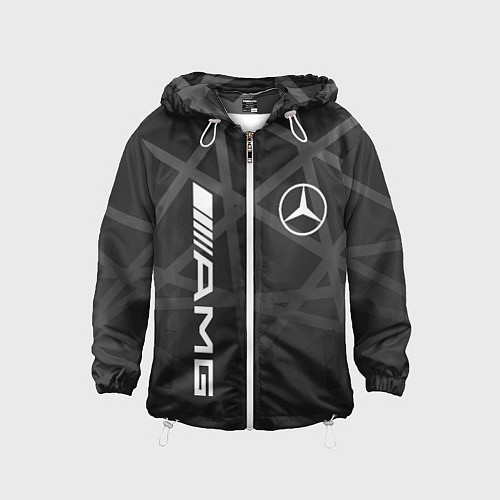 Детская ветровка MERCEDES - BENZ МЕРСЕДЕС / 3D-Белый – фото 1