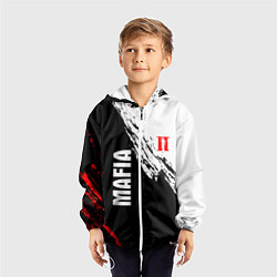 Ветровка с капюшоном детская MAFIA II мафия 2, цвет: 3D-белый — фото 2