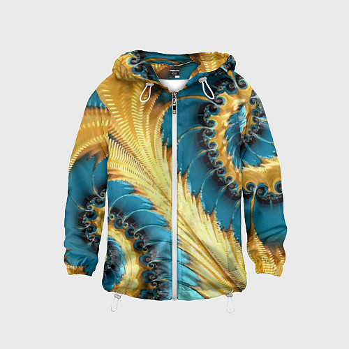 Детская ветровка Двойная авангардная спираль Double avant-garde spi / 3D-Белый – фото 1