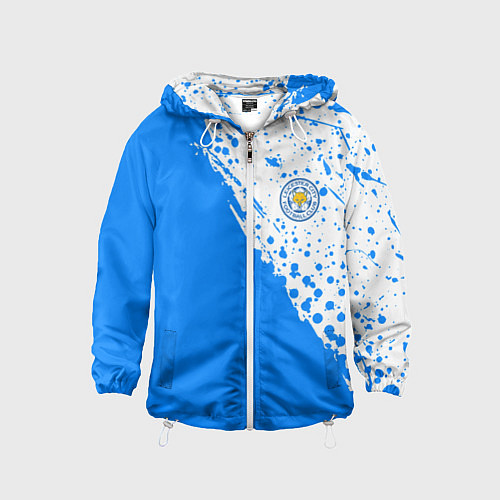 Детская ветровка Leicester city Лестер Сити / 3D-Белый – фото 1
