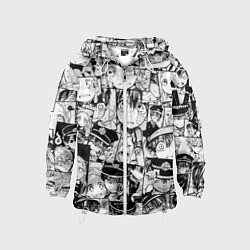 Детская ветровка Туалетный мальчик Ханако кун паттерн