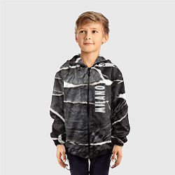 Ветровка с капюшоном детская Vanguard rags - Milano, цвет: 3D-черный — фото 2
