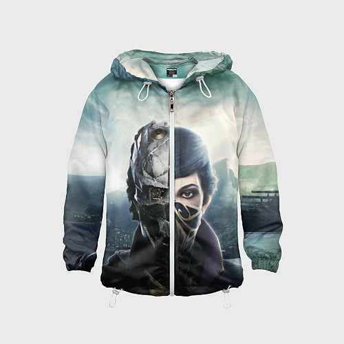 Детская ветровка Dishonored - Эмили Колдуин / 3D-Белый – фото 1