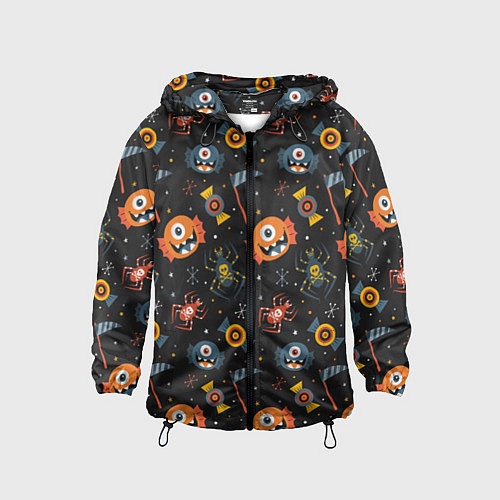 Детская ветровка HALLOWEEN ХЭЛЛУИН / 3D-Черный – фото 1