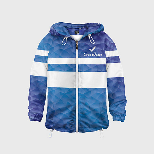 Детская ветровка Sea Water / 3D-Белый – фото 1