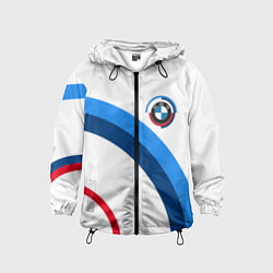 Ветровка с капюшоном детская M perfomance - bmw, цвет: 3D-черный