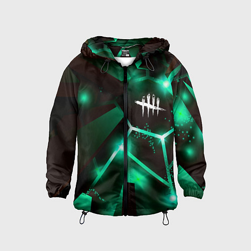 Детская ветровка Dead by Daylight разлом плит / 3D-Черный – фото 1