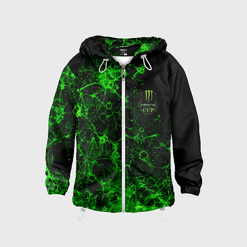 Детская ветровка Monster energy cup / 3D-Белый – фото 1