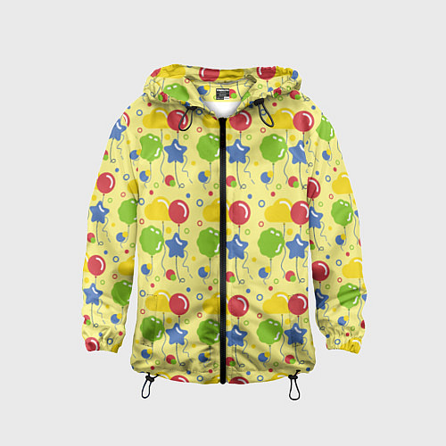 Детская ветровка Яркий праздник / 3D-Черный – фото 1