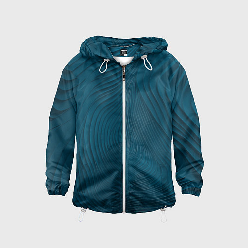 Детская ветровка Фантазия в синем / 3D-Белый – фото 1