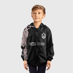 Ветровка с капюшоном детская Gaimin Gladiators Splash, цвет: 3D-черный — фото 2