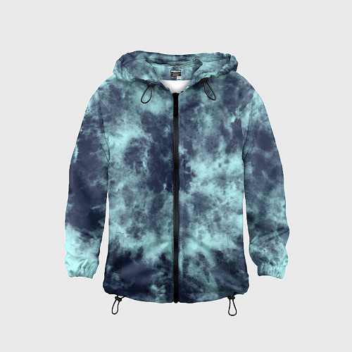 Детская ветровка Tie-Dye дизайн / 3D-Черный – фото 1
