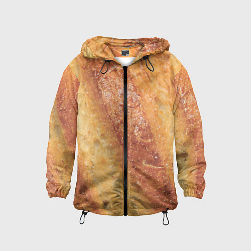 Детская ветровка Корочка батона / 3D-Черный – фото 1