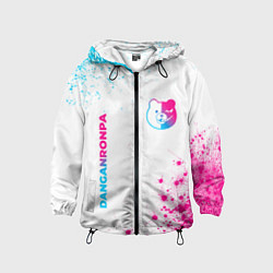 Детская ветровка Danganronpa neon gradient style: надпись, символ