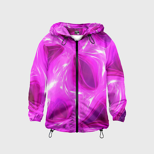 Детская ветровка Обтекаемый розовый / 3D-Черный – фото 1