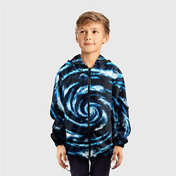 Ветровка с капюшоном детская The Whirlpool dream, цвет: 3D-черный — фото 2