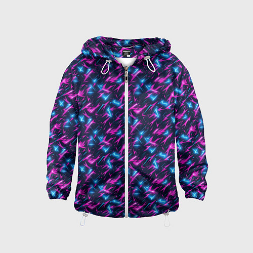 Детская ветровка Неоновый бум / 3D-Белый – фото 1