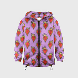 Детская ветровка Причудливые сердца