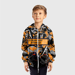 Ветровка с капюшоном детская Counter-Strike Collection, цвет: 3D-белый — фото 2