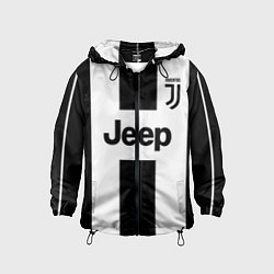 Ветровка с капюшоном детская Juventus collection, цвет: 3D-черный
