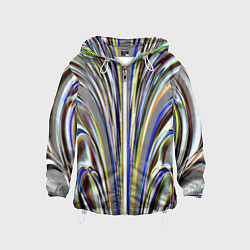 Детская ветровка Струйчатый перламутровый узор